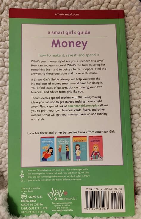 american girl a smart girls guide to money business cards|A smart girl's guide to money : how to make it, save it, and spend it.